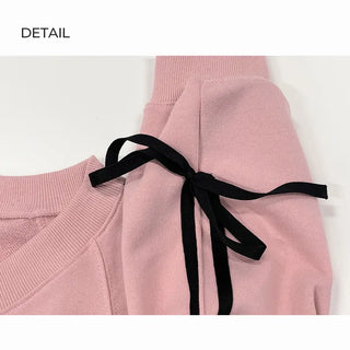Ribbon-line sweatshirt (5 colors)