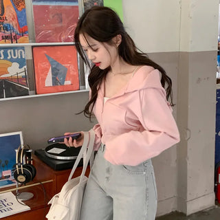 Pile Cropped Hoodie (7 colors)
