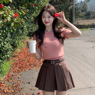 Bagel Puff Short-Sleeve Knit (3 colors)