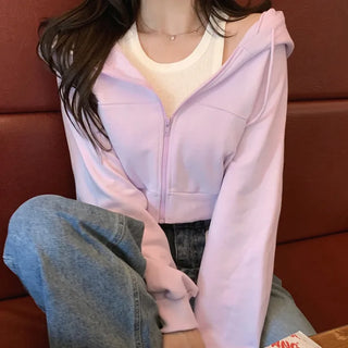 Pile Cropped Hoodie (7 colors)