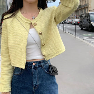 French tweed jacket (6 colors)