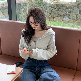 Pile Cropped Hoodie (7 colors)