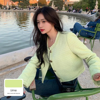 French tweed jacket (6 colors)