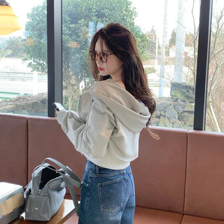 Pile Cropped Hoodie (7 colors)
