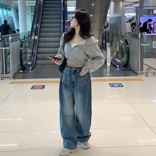 Pile Cropped Hoodie (7 colors)