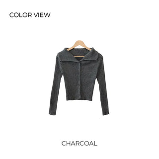Sailor collar cardigan (6 colors)