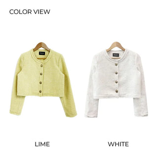 French tweed jacket (6 colors)