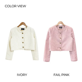 French tweed jacket (6 colors)