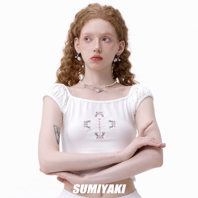 Summer limited edition tulip pearl necklace