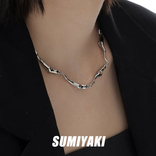 Metal Plain chain ceiling necklace