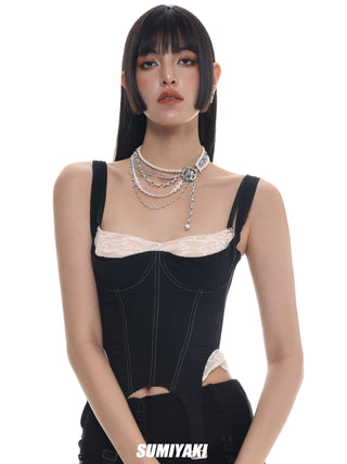Multi-layer pearl necklace