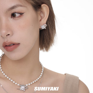 Star Series Cosmic Silver Earrings