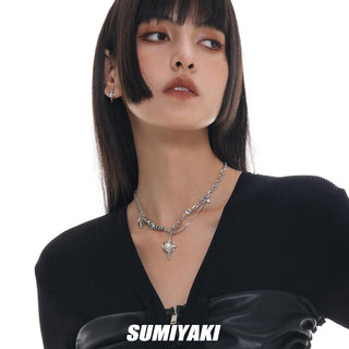 Star pearl necklace pendant
