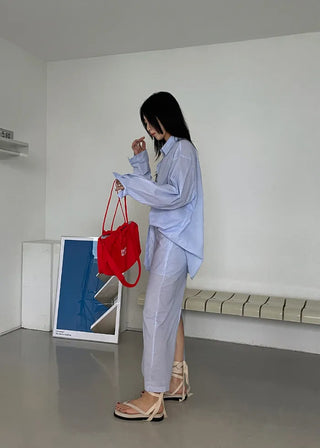 summer stripe long sk (3c)