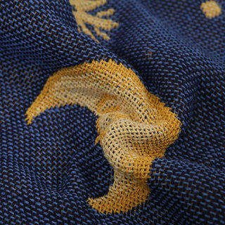 Celestial Sun and Moon Woven Blanket