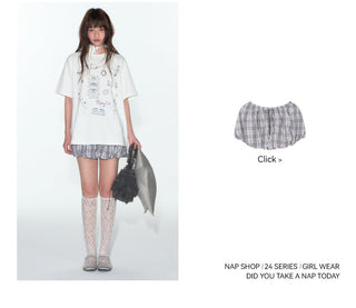 [TAKEANAP] printed loose tee