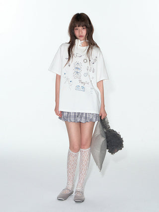 [TAKEANAP] printed loose tee