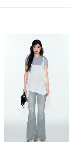 [TAKEANAP] breathable suspender dress