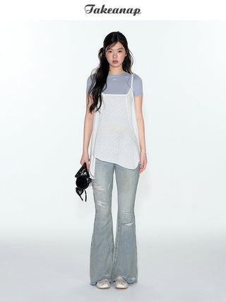 [TAKEANAP] breathable suspender dress