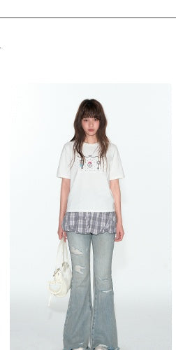 [TAKEANAP] embroidery key tee
