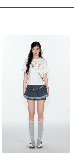 [TAKEANAP] embroidery key tee