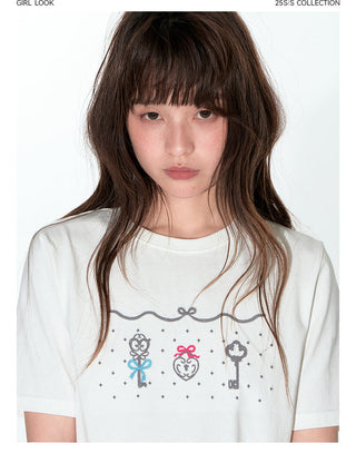 [TAKEANAP] embroidery key tee
