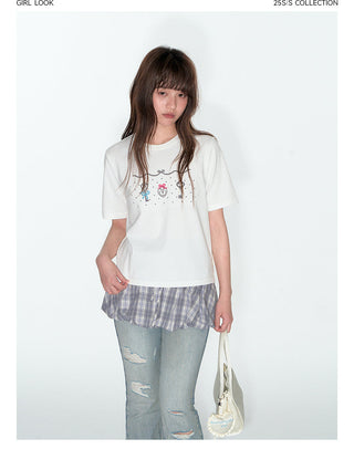 [TAKEANAP] embroidery key tee