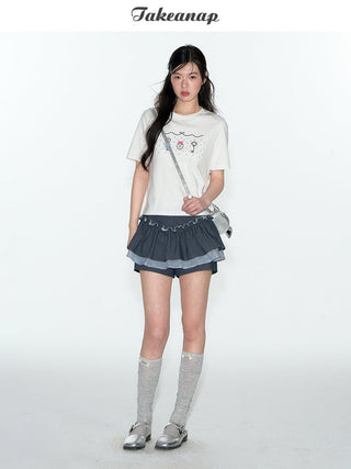 [TAKEANAP] embroidery key tee