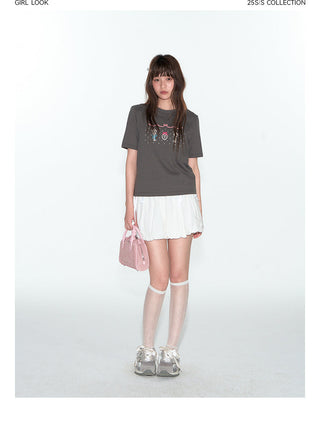 [TAKEANAP] embroidery key tee