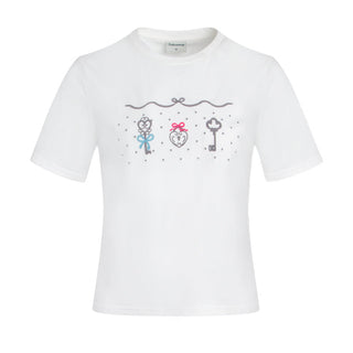[TAKEANAP] embroidery key tee
