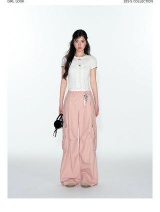 [TAKEANAP] lace spaghetti-strap dress