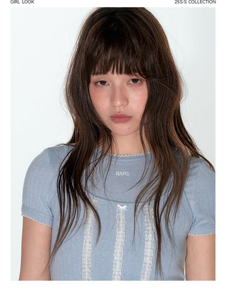 [TAKEANAP] lace spaghetti-strap dress