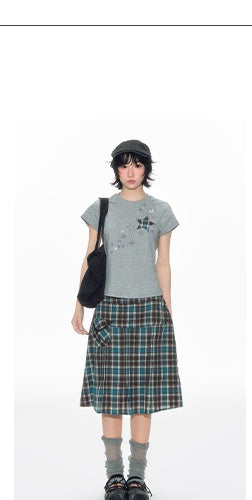 [TAKEANAP] embroidered tee