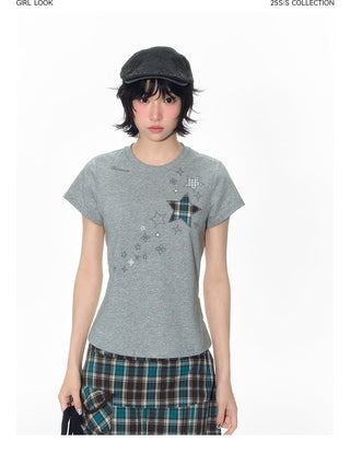 [TAKEANAP] embroidered tee