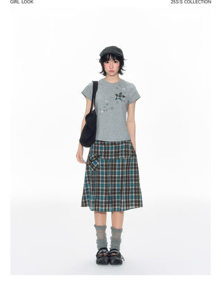 [TAKEANAP] embroidered tee