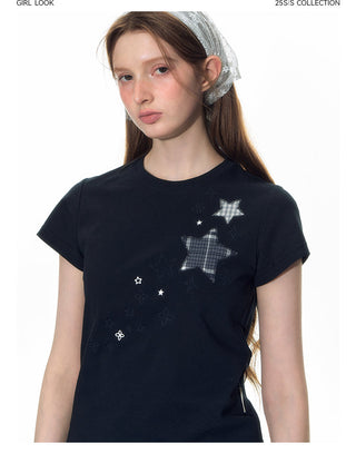 [TAKEANAP] embroidered tee