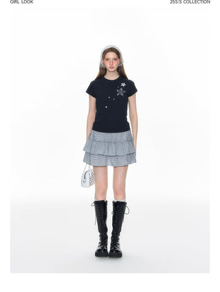[TAKEANAP] embroidered tee
