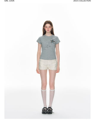 [TAKEANAP] embroidered tee