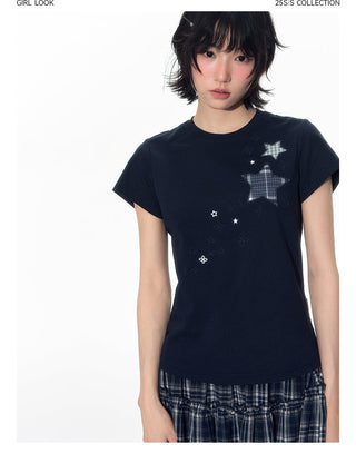 [TAKEANAP] embroidered tee