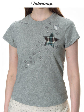 [TAKEANAP] embroidered tee
