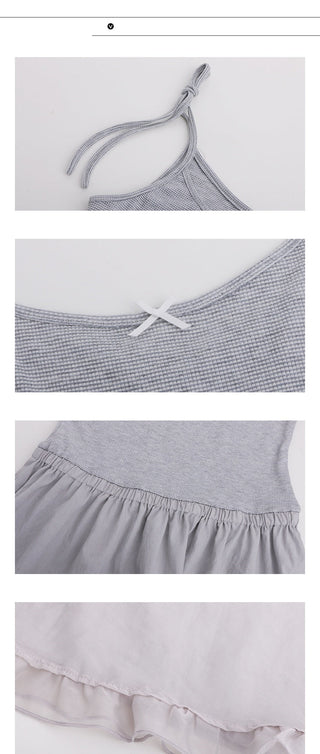 [TAKEANAP] splicing sling dress