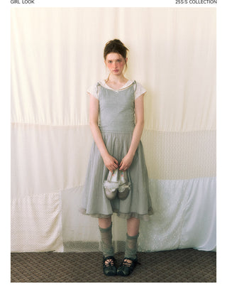 [TAKEANAP] splicing sling dress