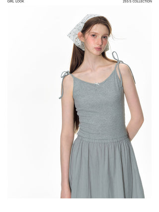[TAKEANAP] splicing sling dress