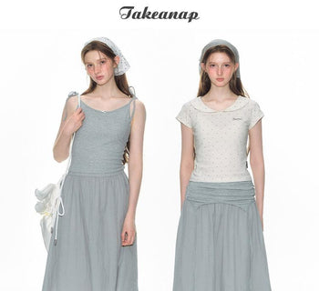 [TAKEANAP] splicing sling dress