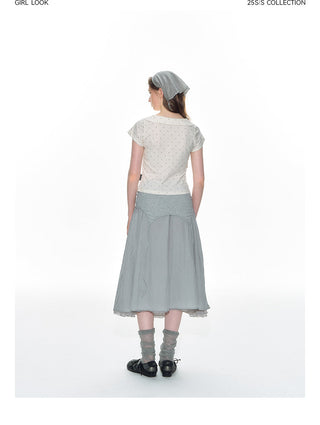[TAKEANAP] splicing sling dress
