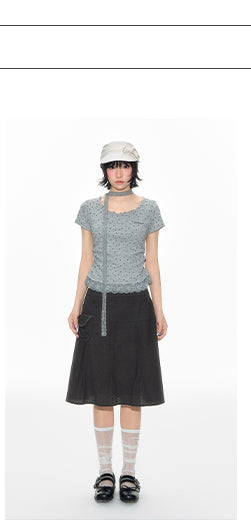 [TAKEANAP] preppy pleated skirt