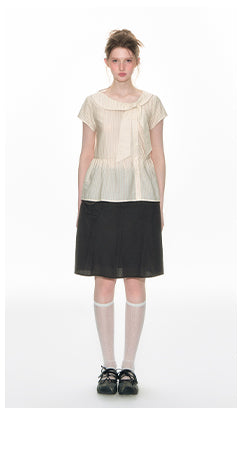[TAKEANAP] preppy pleated skirt