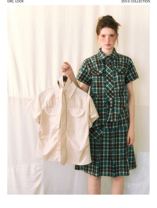 [TAKEANAP] preppy pleated skirt