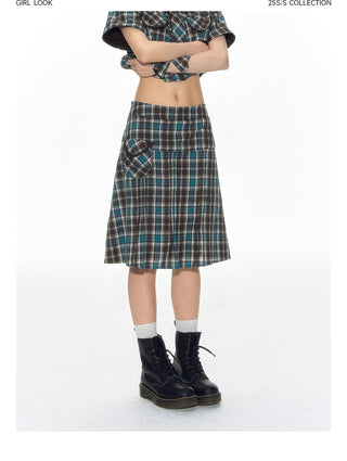 [TAKEANAP] preppy pleated skirt
