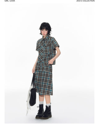 [TAKEANAP] preppy pleated skirt
